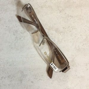 NWT Brendel gold rimless metal eyeglasses new old stock